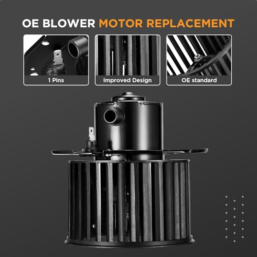 Image of HVAC Blower Motor 700103 Compatible with Chevy C1500 C2500 Tahoe Blazer, 92-96 K1500 K2500 K3500, Compatible with GMC Safari Yukon Heater Blower for 15-80213 A /C Blower Motor Assembly