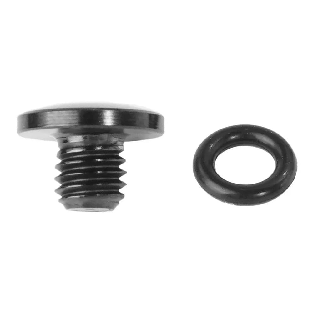 BEAZOOM 8.5mm Bike Bleed Screw O-Ring for XT for SLX Brake Cylinder, Wear-Resistant Stainless Steel Seal, Black