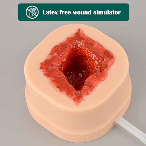 Image of SimCoach Wound Packing Trainer Kit, Stop the Bleeding Kit for Wound Packing Training Demonstration Only, Bleed Control Kit for Medical Education