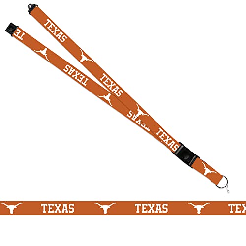 Rico Industries NCAA Texas Longhorns Alternate 18" x 1" Premium Unisex-Adult Safety Breakaway Lanyard