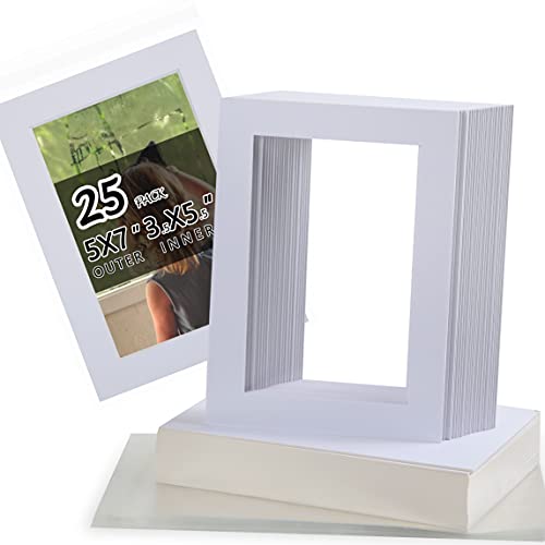 10 Best Pre-Cut Mat Boards to Elevate Your Framing Game 10 25 Pack 5x7 Pre-Cut Mat Board Show Kit