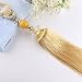 1 Pair Artificial Jade Decor Curtain Tassel Tiebacks Rope Tied Backs Strap Curtain Holder for Curtains Draperies