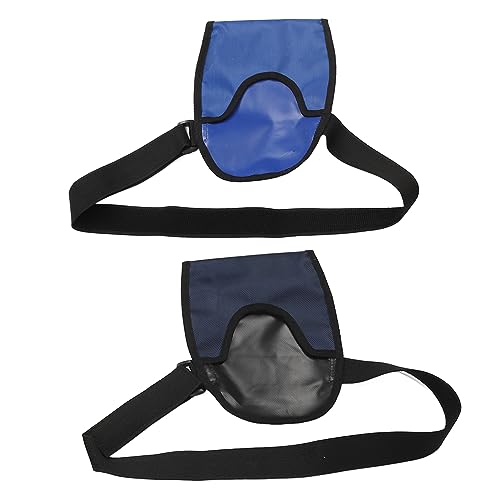 Capa Stoma Stoma Stoma 2 peças, azul escuro, azul royal, macia, ajustável para urostomia
