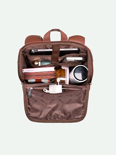 Image of ZOUK Amalia Daypack |Padded Tablet Compartment | Adjustable Straps | Water-Resistant | Men and Women | Daily Use | Lightweight |Smart & Compact |Comfortable & Stylish