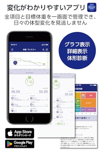 エレコム(ELECOM) エレコム 体組成計 体重計 エクリア ホワイト EFSW02WH の商品画像 4