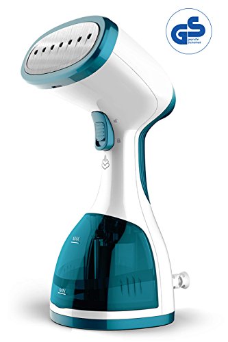 HOMEASY Dampfbürste Steamer Reise-Dampfbügeleisen Dampfglätter Bügeleisen für Alltag und Reise 1000W Blau