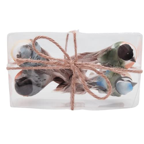 Raz Imports 4203408 Clip-On Feathered Bird Figurine, 3.75-Inch Length, Box Of 4 #TOP6