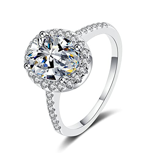 Moissanite 1ct bague classique à quatre broches Argent 925 StarGems