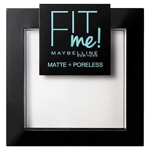 Maybelline Matte Setting Powder Fit Me! Matte & Poreless Translucent Setting Powder Oil Control Blends Smoothly & Evenly Natural Finish Long Wearing Pore Minimizing 090 Translucent