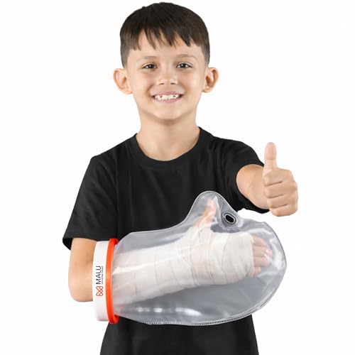 Image of 100% Waterproof Hand Cast Cover for Shower & Bath | Resuable Kids Cast Protector | Cast Covers for Shower Hand | Waterproof Shield for Showering After Surgery