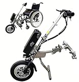500W Electric Wheelchair Pull Device, 48V Battery, 60-90km Range, 3 Speed, Shock Absorber & LED Light(A17ah)
