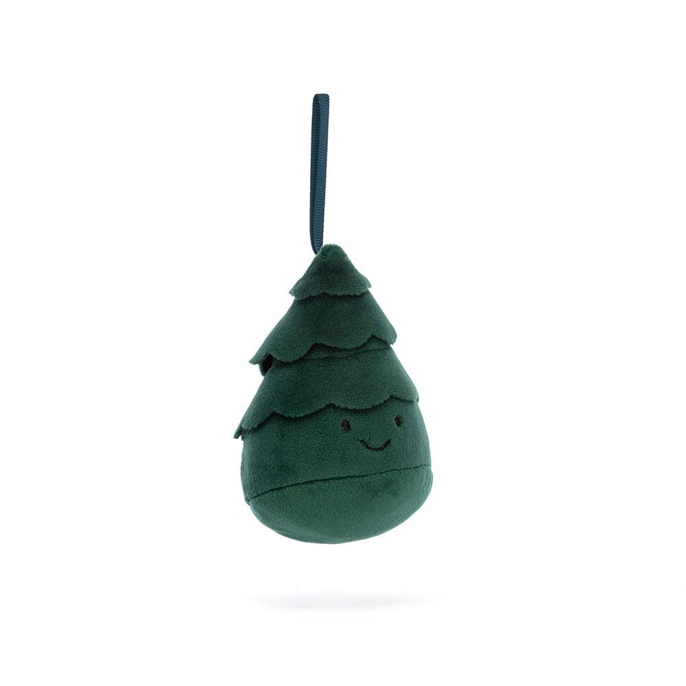Jellycat Green Festive Folly Christmas Tree - H : 11 Cm X L : 7 Cm