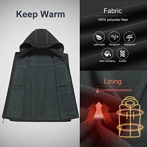 Image of CREATMO US Men's Casual Lightweight Warm Thin Outerwear Vest Windbreaker Sleeveless Jacket With Removable Hood