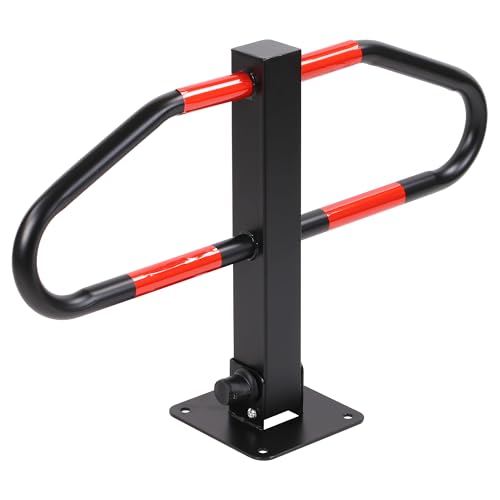 Taylor & Brown Parking Barrier Foldable Robust Steel Post with In...