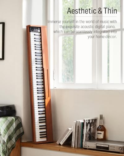 Image of Donner Piano Keyboard 88 Keys, Beginner Digital Piano with 88 Key Velocity-Sensitive Keyboard with X-Style Piano Bench