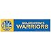 NBA Golden State Warriors WCR13311613 Bumper Strip, 3" x 12"