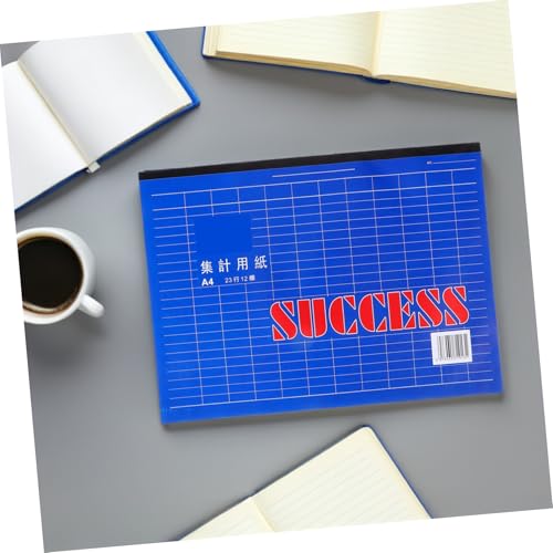 Bloc-notes de planification quotidienne horizontal NUOBESTY journal de dépenses entreprise