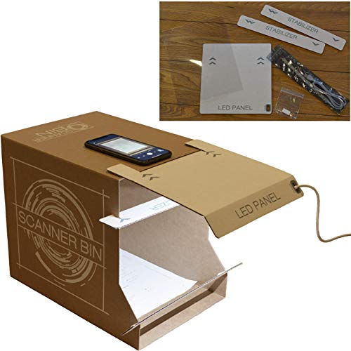 Scanner Bin - Add-on Kit (LED Attachment, stabilizer Bars, Flat Sheet, Bumpers)