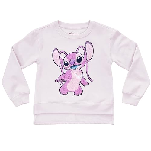 Image of Disney Girls Lilo & Stitch Clothing Set - Stitch Sweatshirt Hoodie and Jogger - 2-Piece Outfit Set - Sizes 4-16