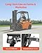 VEVOR Seat Suspension Kit with Seat Slider Track, Universal Air Ride Seat Suspension for Zero Turn Lawn Mower, 6in Front-to-Back Adjustable, Tractor Seat Suspension ‎Kit for Forklift, Bulldozers