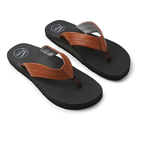 Image of SHAPECRUNCH Arch Support Slippers for Men - Ortho Slippers with MCR Sole to Reduce Pressure on Feet, Joints, and Back