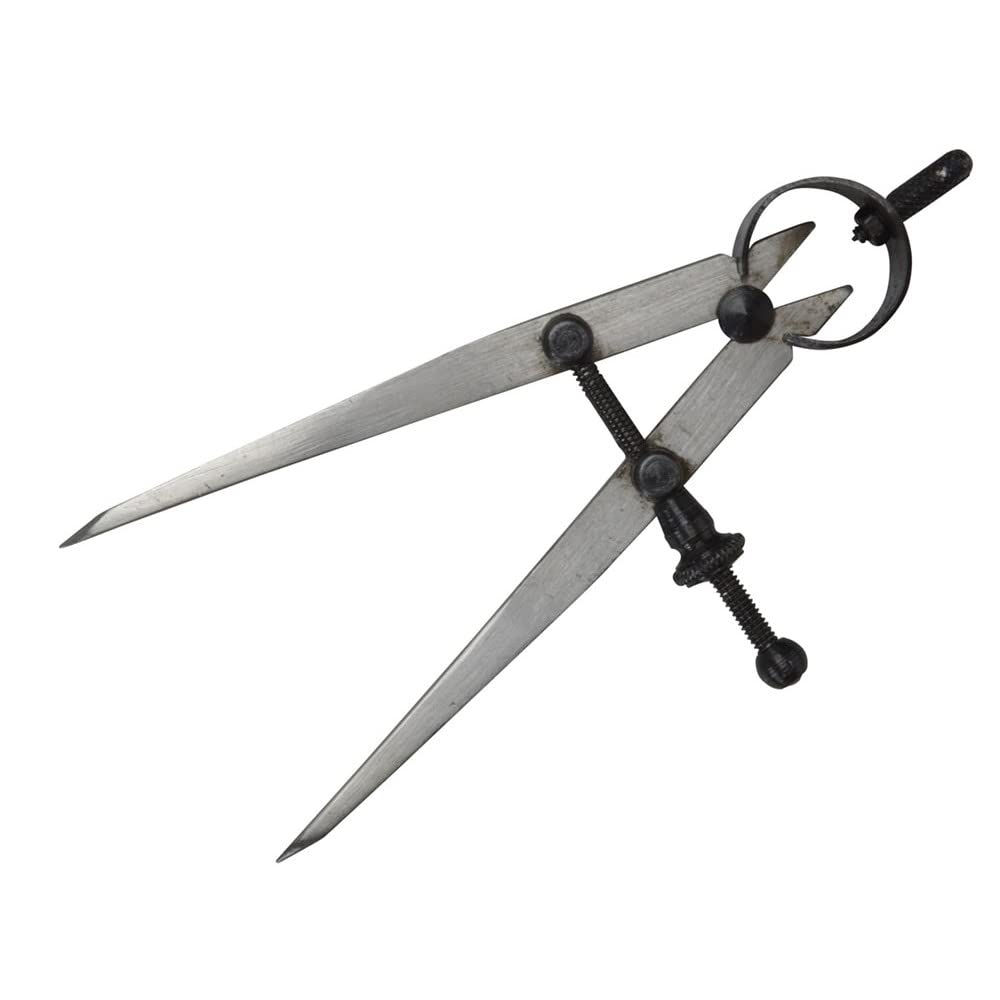 Amir Star Enterprise Square Leg Caliper Divider, Caliper Flat Leg Divider, Compass Divider Caliper Measuring Compass Drawing Dividers, Steel, Flat Leg