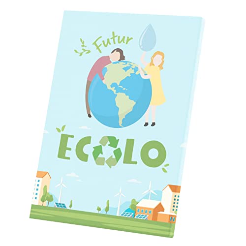 Affiche poster futur écolo héros environnement tableau décoration murale salon