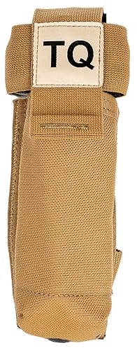 North American Rescue C-A-T Tourniquet Holder (Coyote) NAR CAT Gen 6 Gen 7 Tactical TQ Pouch MOLLE Connectors for Duty Belt Gear Vest (30-0044)