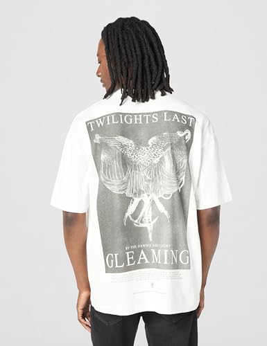 Men's Twilight Logo Printed Oversized T-Shirt3