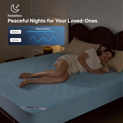 Image of BEDLORE Waterproof Mattress Protector, Full Size Mattress Pad