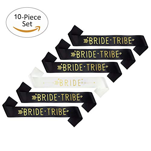Skaine 9 unids Tribe novia Fajas 1 unid Bride Sash