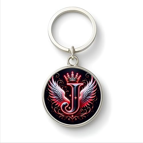 Image of magical gifts MG | Premium Alphabet & Initial Metal Keychain for Bags & Keys | Double-Sided | Personalized Initial Charm Keyring | Heavy-Duty Metal | Perfect for Gifting & Daily Use
