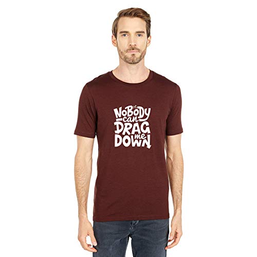 Image of T-Shirt for Men Nobody CAN Drag ME Down Quote Tees