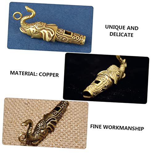 3 Pitos de Cobre en Forma de Elefante para Exteriores miniatura 3