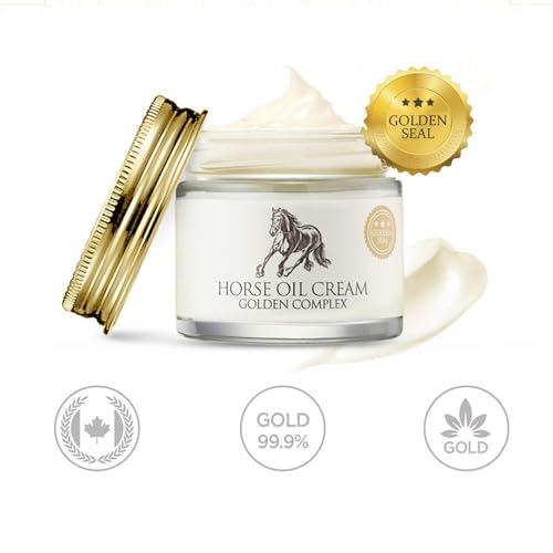 CHARMZONE-Mayu-Horse-Oil-Gold-Facial-Cream--Korean-Skincare-with-Horse-Oil-Extract-Golden-Seal-for-Intense-Moisturizing-Nourishing-Skin-Vitality--All-Skin-Types-237-fl-Oz-70-ml