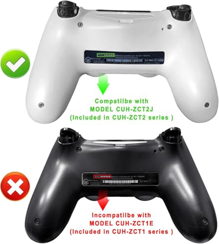Image of OSTENT 1000mAh 3.65V 3.7Wh Rechargeable Li-ion Battery Pack Replacement for Sony PS4 Pro /Slim CUH-ZCT2 Series Bluetooth Wireless Dual Shock Controller Second Generation New Version Small Connector