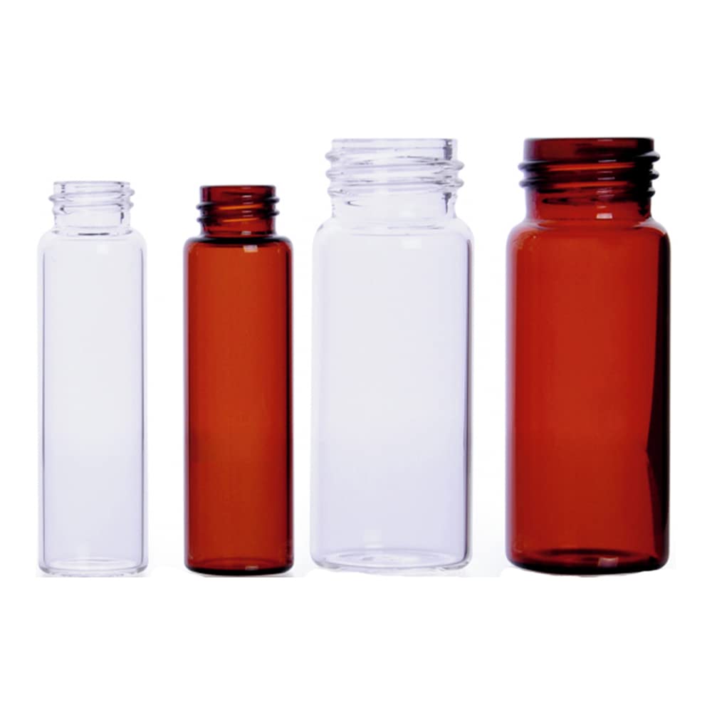 15-2000-12 15-425 Sample Vial, Amber, 19x65mm, 12 ml Capacity (Pack of 100)