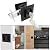ITskyblrok Pocket Door Lock with Key, Matte Black Contemporary Entrance Square Pocket Door Lock, Bed/Bath Pocket Door Hardware, Sliding Pocket Door Latch