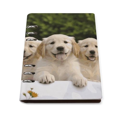 Carnet Golden Retriever A5 rechargeable pour ne plus jamais perdre vos notes importantes