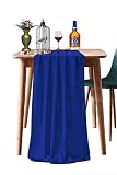 VDS - 20 PC | Royal Blue 14ft Sheer Chiffon Table Runner 27x170 Inches Centerpiece Cloth Gauze for W