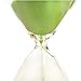Hourglass, HoveBeaty Hand-Blown Sand Timer Set for Time Management 15 Minutes Durable Glass Construction (15 min, Green)