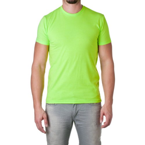 Next Level mens Next Level Premium CVC Crew(N6210)-NEON HTHR GREEN-2XL