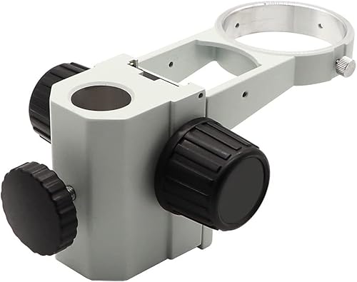 Miniatura 4 de Kit de microscopio de 2.992 in de diámetro, soporte para microscopios estéreo, soporte ajustable, barra de barra de varilla de 0.984 in, para