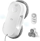 HUTT DDC55 Robot Lavavetri Finestre 3800Pa, Robot Lava Vetri Elettrico con Telecomando, per Grandi...