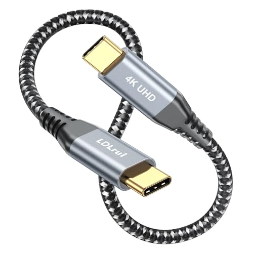Ya en manzanajugosa.com: Cable USB C a USB C de 3.2 Gen 2x2, cable LDLrui tipo C de 1 pie con carga rápida PD de 100 W, transferencia de datos de 20 Gbps y salida de video 4K, para MacBook Pro, SSD móvil, monitor USB-C y más