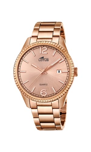 Montre pour Homme Lotus 18300/4 anti-rayures en acier inoxydable doré et rose