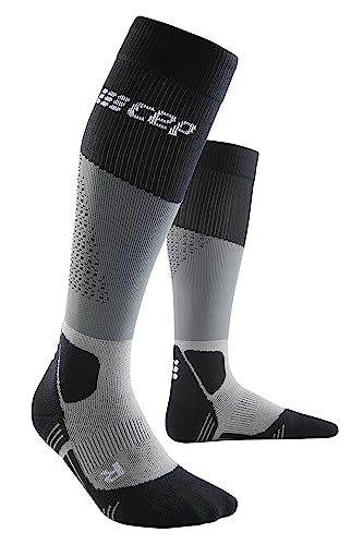 CEP Max Cushion Hiking Tall Compression Socks, Grey/Black, Women, IV