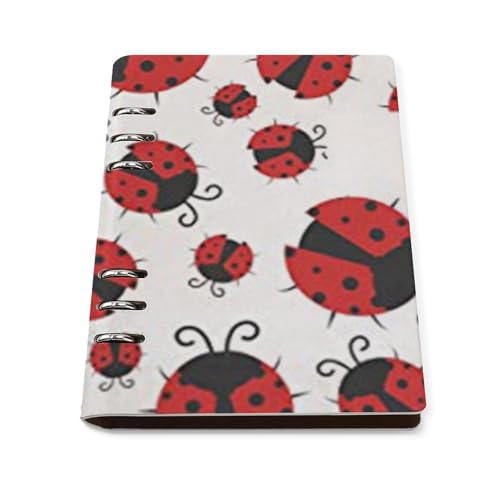 Carnet de notes A5 en cuir synthétique avec couverture plate lignée haut de gamme