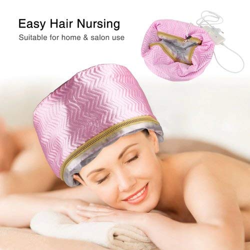 Jiya Enterprise Hair Care Thermal Head Spa Cap Treatment with Beauty Steamer Nourishing Heating Cap, Spa Cap For Hair, Spa Cap Steamer For Women 7 41K+S941HWL