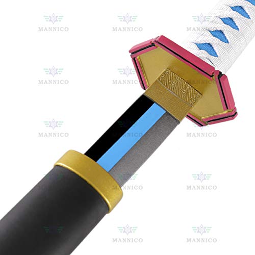 最安値 Mannico 鬼滅の刃 冨岡義勇 刀 富岡義勇 日輪刀 とみおか ぎゆう 金属製 にちりんとう コスプレ かたな きめつのやいば 日本刀 模造 刀 木刀 鬼殺隊 柱 きめつのやいば刀 丸形鞘 木製 鬼滅の刃刀 剣 模擬刀 武器 グッズ コレクション 冨岡義勇刀 の価格比較